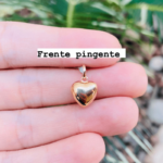 PINGENTE CORACÃO LISO E FOSCO ROMMANEL - Imagem 3
