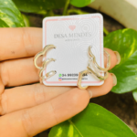 BRINCO TRIO CORAÇÃO LISO GROSSA PRATA 925 - Imagem 4