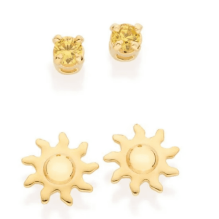 KIT DUPLO SOL E ZIRCONIA  ROMMANEL