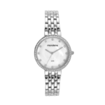 RELOGIO MONDAINE FEMININO PRATA FUNDO MADREPEROLA PRATA ORIGINAL