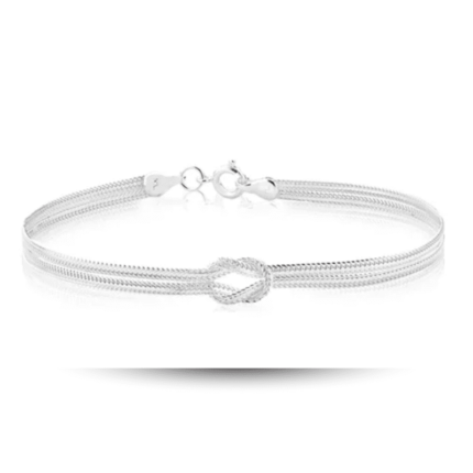 PULSEIRA NO COM FIO LISO PRATA 925