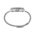 RELOGIO MASCULINO MONDAINE PRATA FUNDO AZUL NUMEROS BRANCOS PEQUENOS ORIGINAL - Imagem 3