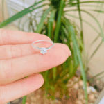 ANEL T14 SOLITARIO BAIXO ZIRCONIA PRATA 925 - Imagem 3