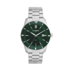 RELOGIO MONDAINE PRATA MASCULINO FUNDO VERDE ESCURO ORIGINAL