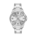 RELOGIO MASCULINO MONDAINE PRATA COM NUMERO DE 05 EM 05 ORIGINAL