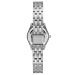 RELOGIO MONDAINE FEMININO PRATA C/GOTAS ZIRCONIA ORIGINAL - Imagem 4