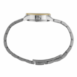 RELOGIO FEMININO MONDAINE PRATA/DOURADO COM MINI PORTA JOIA ORIGINAL. - Imagem 5