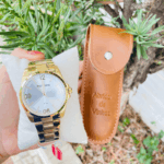 RELOGIO MONDAINE DOURADO MASCULINO FUNDO BRANCO 12/03/06/09/12 ORIGINAL - Imagem 6