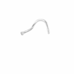 PIERCING NARIZ ZIRCONIA 1MM PRATA 925