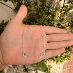 PULSEIRA GOTA COLORIDA MAIOR PRATA 925 - Imagem 3