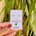 CONJUNTO ZIRCONIA VERDE CORAÇÃO COM PONTO LUZ PRATA 925 - Imagem 2