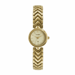RELOGIO DOURADO MONDAINE FEMININO PULSEIRA BRACELETE ORIGINAL