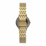 RELOGIO DOURADO FUNDO ROSA MONDAINE FEMININO ORIGINAL - Imagem 3
