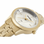 RELOGIO MONDAINE FEMININO DOURADO RELIGIOSO ORIGINAL - Imagem 4