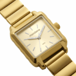 RELOGIO QUADRADO PULSEIRA ELASTICA ORIGINAL MONDAINE - Imagem 3