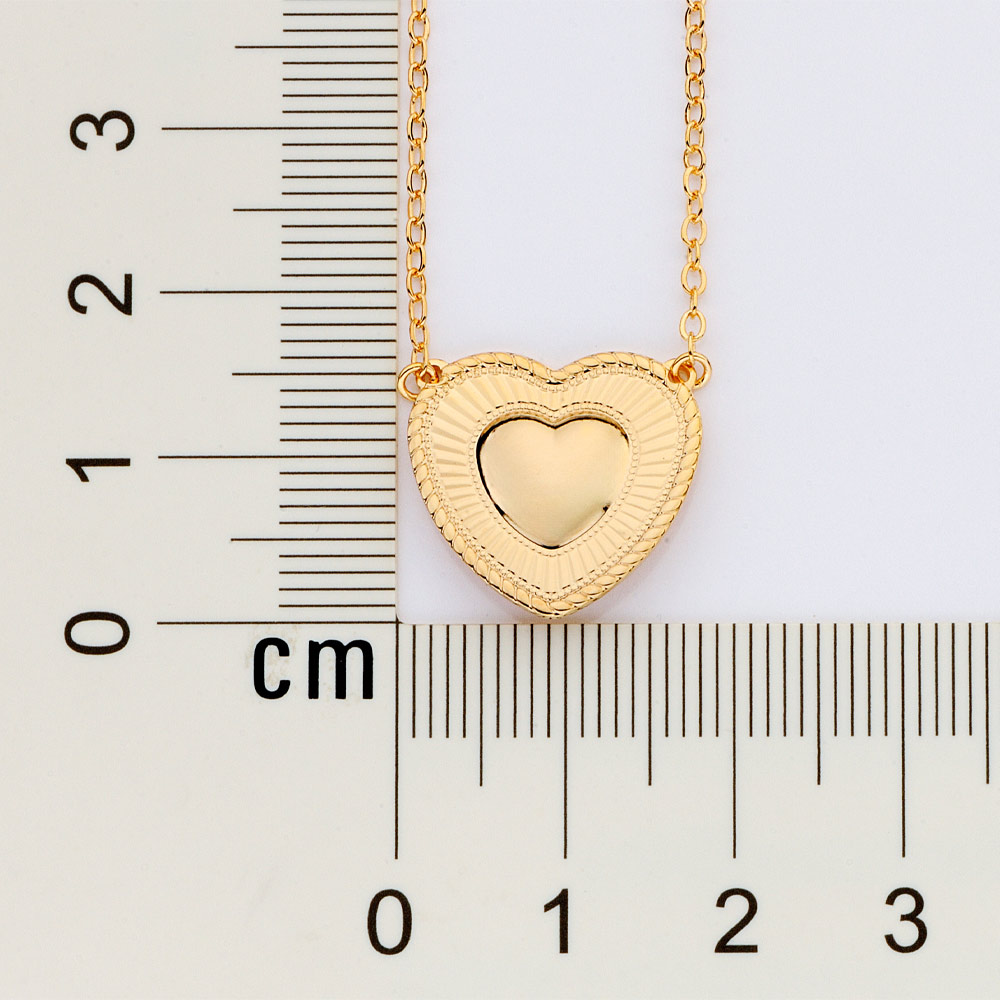 15538623546-produto-53262200-3-1.png CORDAO 50CM COM PINGENTE CORAÇÃO FECHADO ROMMANEL - Imagem 3